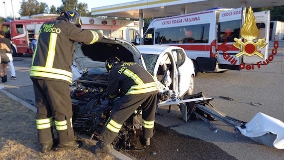 Marano Ticino, incidente sulla SS32: feriti