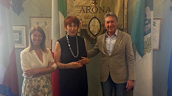 Arona, visita del Questore in Comune