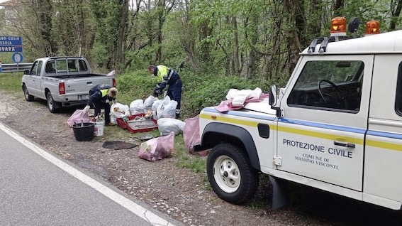  Massino VIsconti, "Pulito è meglio": iniziativa del Gruppo Comunale di Protezione  Civile