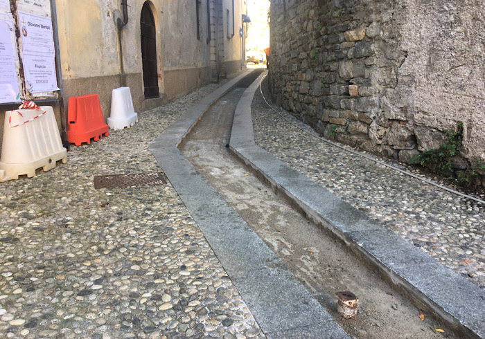 Lesa: abbattimento delle barriere architettoniche nel centro storico