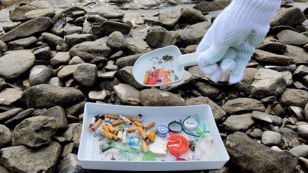  Lesa, svolto l'evento "Puliamo il mondo": recuperati e classificati micro-rifiuti