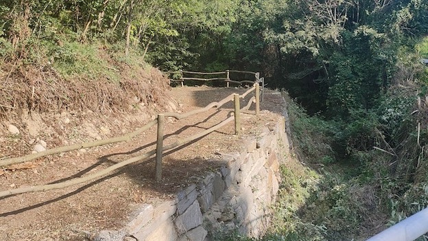 Borgo Ticino, riaperto percorso pedonale via Montessori-via Valle