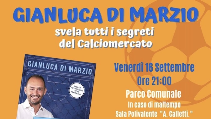 Gianluca Di Marzio ospite alla "Festa dello Sport" di Castelletto Ticino 