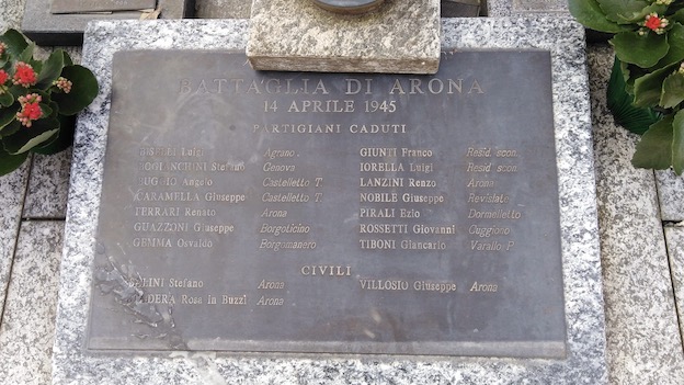 Commemorato il 78^ anniversario della Battaglia di Arona