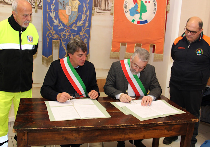 Avviato il gemellaggio fra la squadra AIB di Invorio e i colleghi di Siculiana