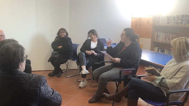 Prima riunione del "Club del libro di Borgo Ticino"