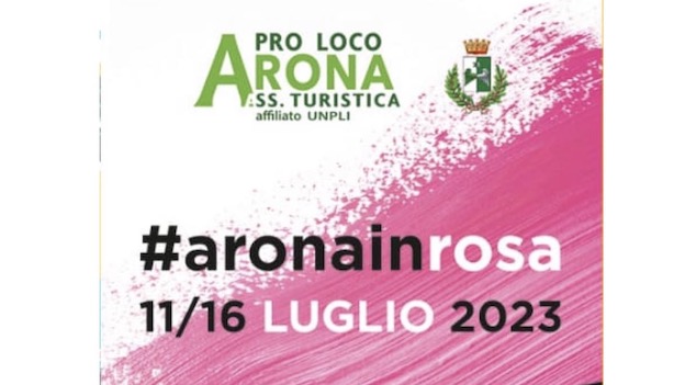 Torna l'appuntamento con "Arona in rosa"