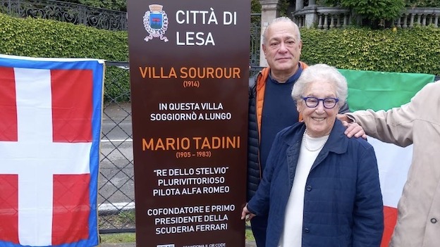 Lesa ha ricordato Mario Tadini, pilota e cofondatore della Scuderia Ferrari - foto