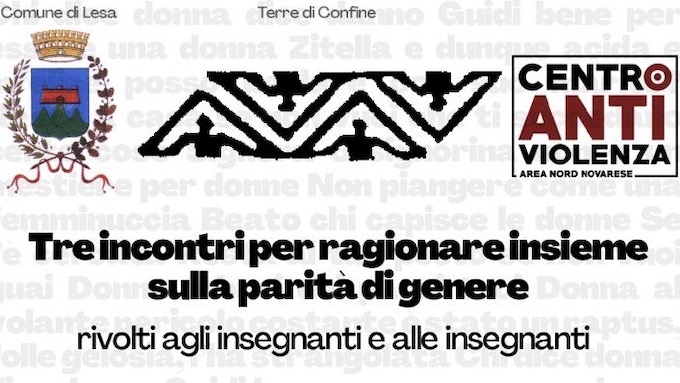 Lesa, incontri per insegnanti sulla parità di genere