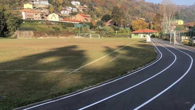 Meina, completata la ristrutturazione del campo sportivo