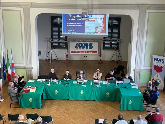  Svolta a Lesa l’assemblea annuale Avis della provincia di Novara