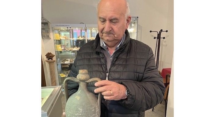 Donata anfora all'ArcheoMuseo di Arona