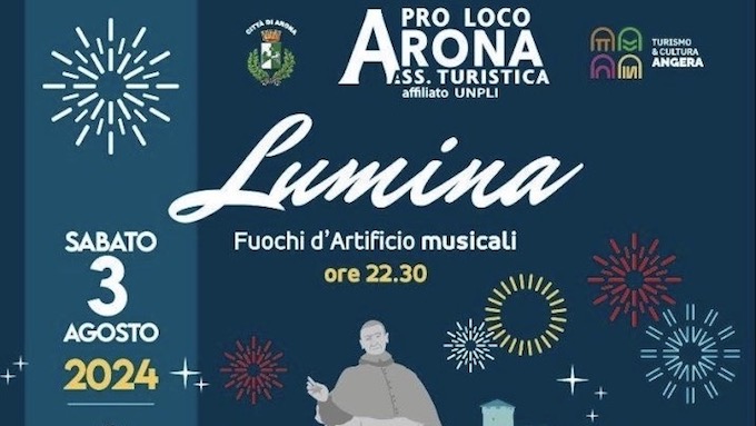 Arona, "Lumina": apertura straordinaria serale della statua di San Carlo
