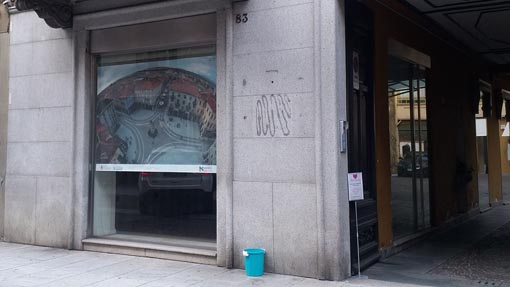 Borgomanero, nuovo vestito per i molti i negozi sfitti in centro. Foto