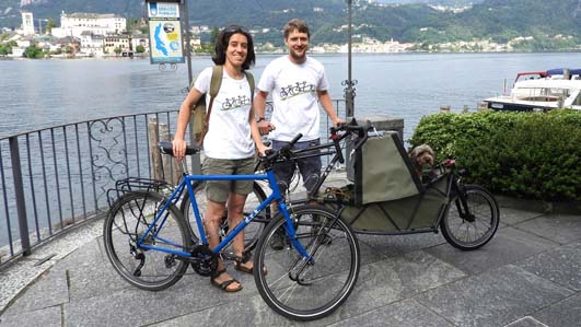 Da Orta, oltre 5.000km in bici attraverso l'Europa per sensibilizzare sui problemi ambientali