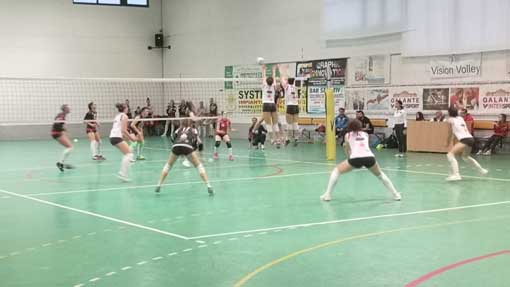 Volley, play-off Serie B: Palzola Pavic vince gara 1 di semifinale