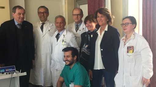 Ospedale di Borgomanero: il Rotary ha donato un diatermocoagulatore portatile