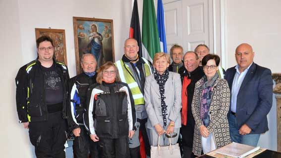 Delegazione dalla Germania ospite a Palazzo Tornielli