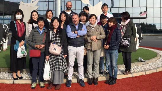 Delegazione giapponese in visita a Cavallirio per conoscere il gorgonzola
