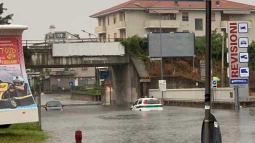 Allagamenti via Novara. previsto piano semaforico attivato in base al meteo