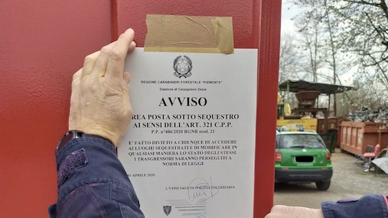 Borgomanero: impianto di trattamento rifiuti sotto sequestro preventivo