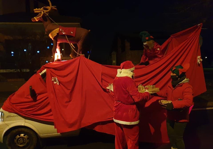 A Cavaglio d'Agogna è arrivato Babbo Natale, grazie alla Pro Loco