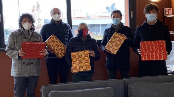 Borgomanero, Accademia a "Casa Irene" per consegnare regali ai bambini