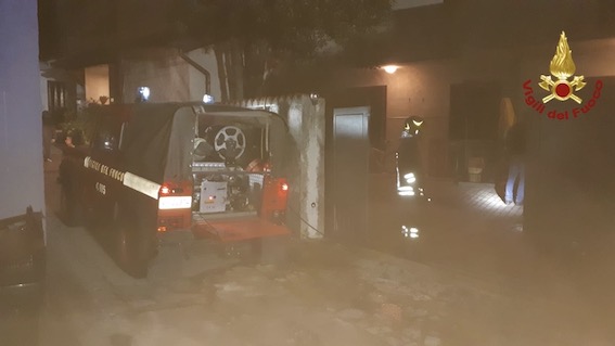 Gattico Veruno: incendio al piano terra di un'abitazione