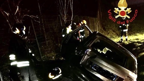 Incidente sulla A26 a Fontaneto: due feriti