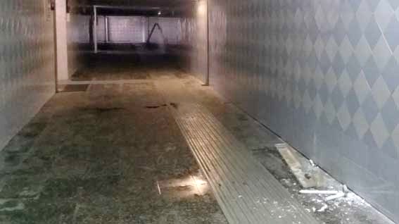 Borgomanero, vandalismi nel sottopassaggio della stazione