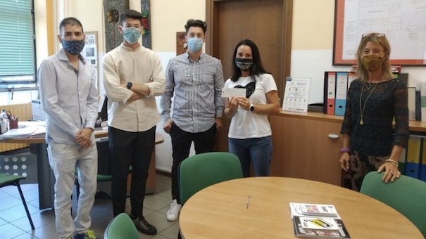 Leo Club Borgomanero: donazione all'Enaip