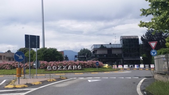 Gozzano, un "benvenuto" per chi arriva