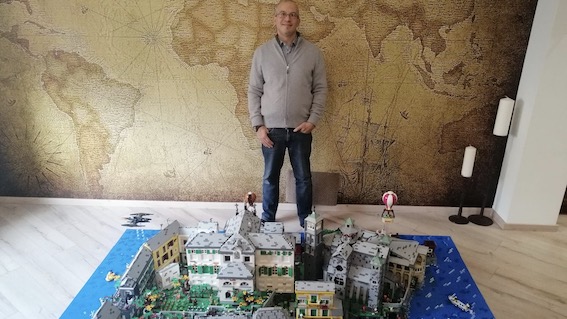 L'isola di Orta San Giulio realizzata con 60.000 mattoncini Lego