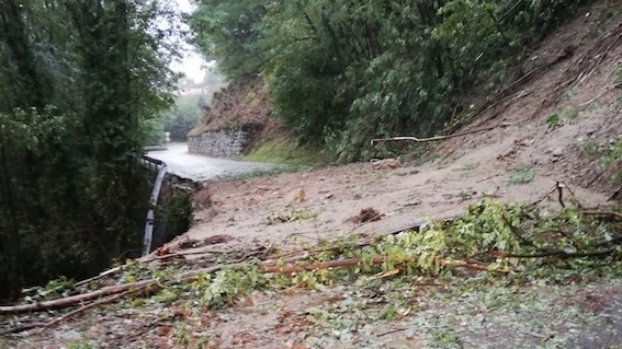 Maltempo, chiusa la sp47 Pogno-Alzo: traffico deviato