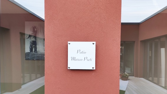 Casa Irene: il patio intitolato a Marco Preti