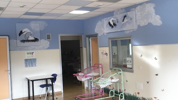 Ospedale di Borgomanero, nursery più accogliente