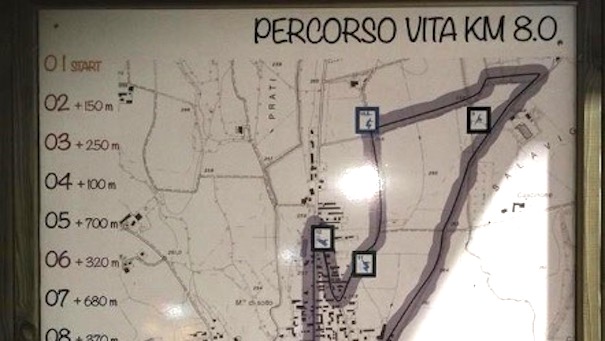 Suno: vandali rompono pannello del percorso vita