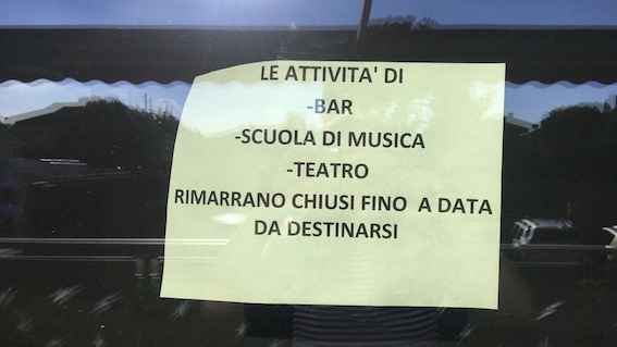 Borgomanero: chiuso il Teatro Rosmini