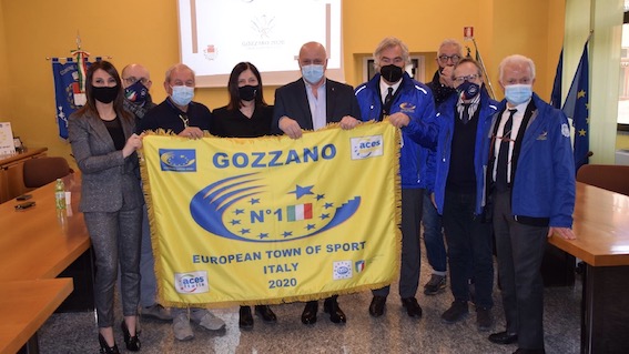 Gozzano miglior Comune Europeo dello Sport 2020 in Italia