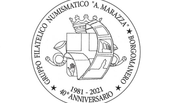  Un timbro commemorativo per i 40 anni del Gruppo Filatelico e Numismatico "Achille Marazza"