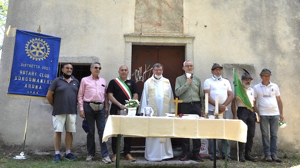 Colle San Michele nuovamente fruibile grazie al Rotary Borgomanero-Arona