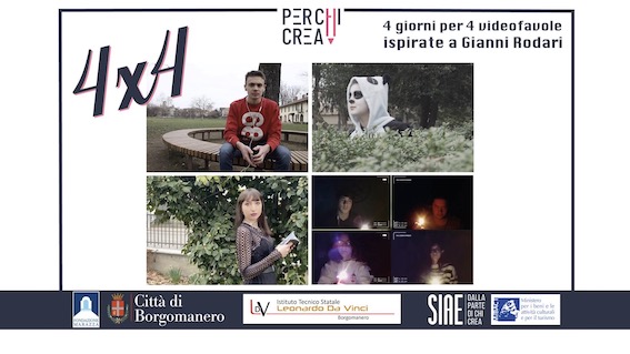 4x4 : 4 giorni per 4 videofavole ispirate a Gianni Rodari: iniziativa dell'Itis Da Vinci