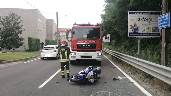 Incidente fra Gozzano e Briga: feriti due centauri