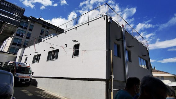 Borgomanero, proseguono i lavori di ampliamento dell'ospedale SS. Trinità