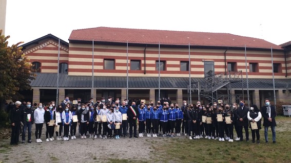 Borgomanero, consegnati gli attestati di riconoscimento per meriti sportivi. Foto