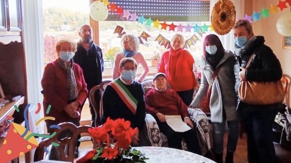 Romagnano Sesia: 100 anni per il signor Antonini
