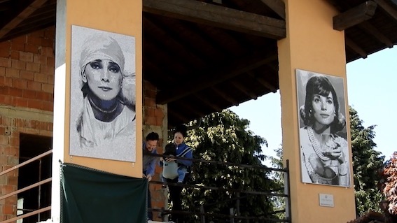 Legro, inaugurato il mosaico dedicato a Valentina Cortese