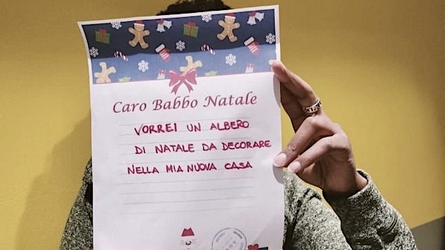 "Caro Babbo Natale, sono Irene...": raccolta fondi natalizia