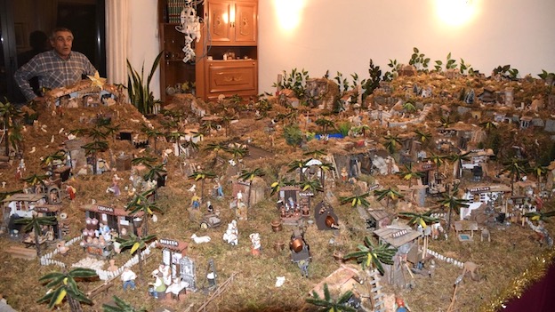 Presepe gigante a Borgomanero: circa 30 metri quadrati