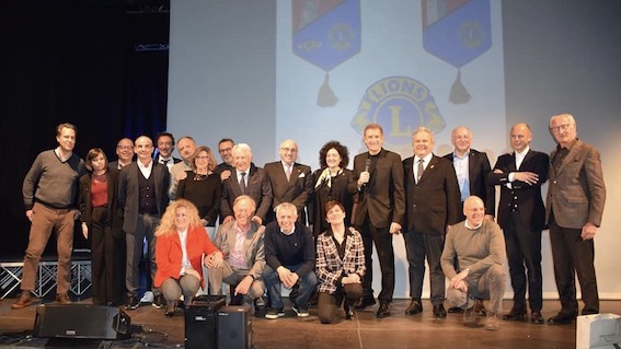 Cena benefica del Lions Club Borgomanero Cusio con Ezio Greggio per la Pediatria